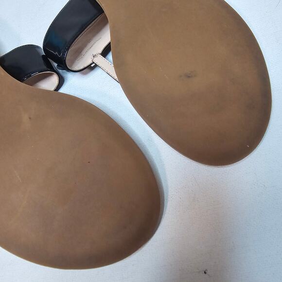 Kate Spade‎ Sz10 Patent Leather Flip-flops CassiaSandleSlippers Summer Designer - Picture 16 of 16